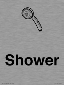 Dementia Shower sign